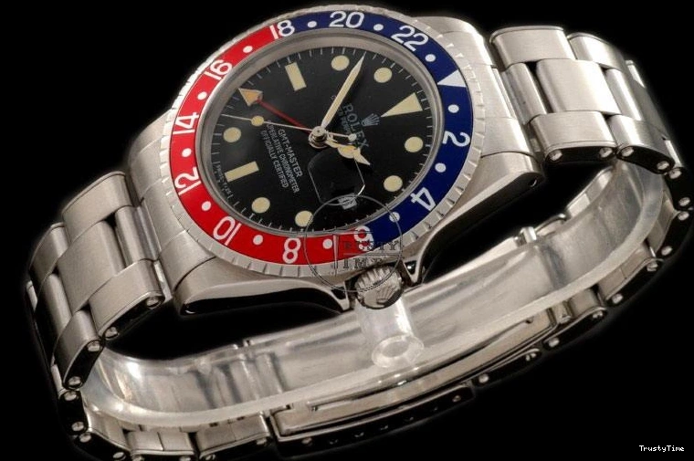 0219 Resilient ROLGMT016A – Vintage GMT SS Blue Red Bezel Swiss Eta 2836- 969